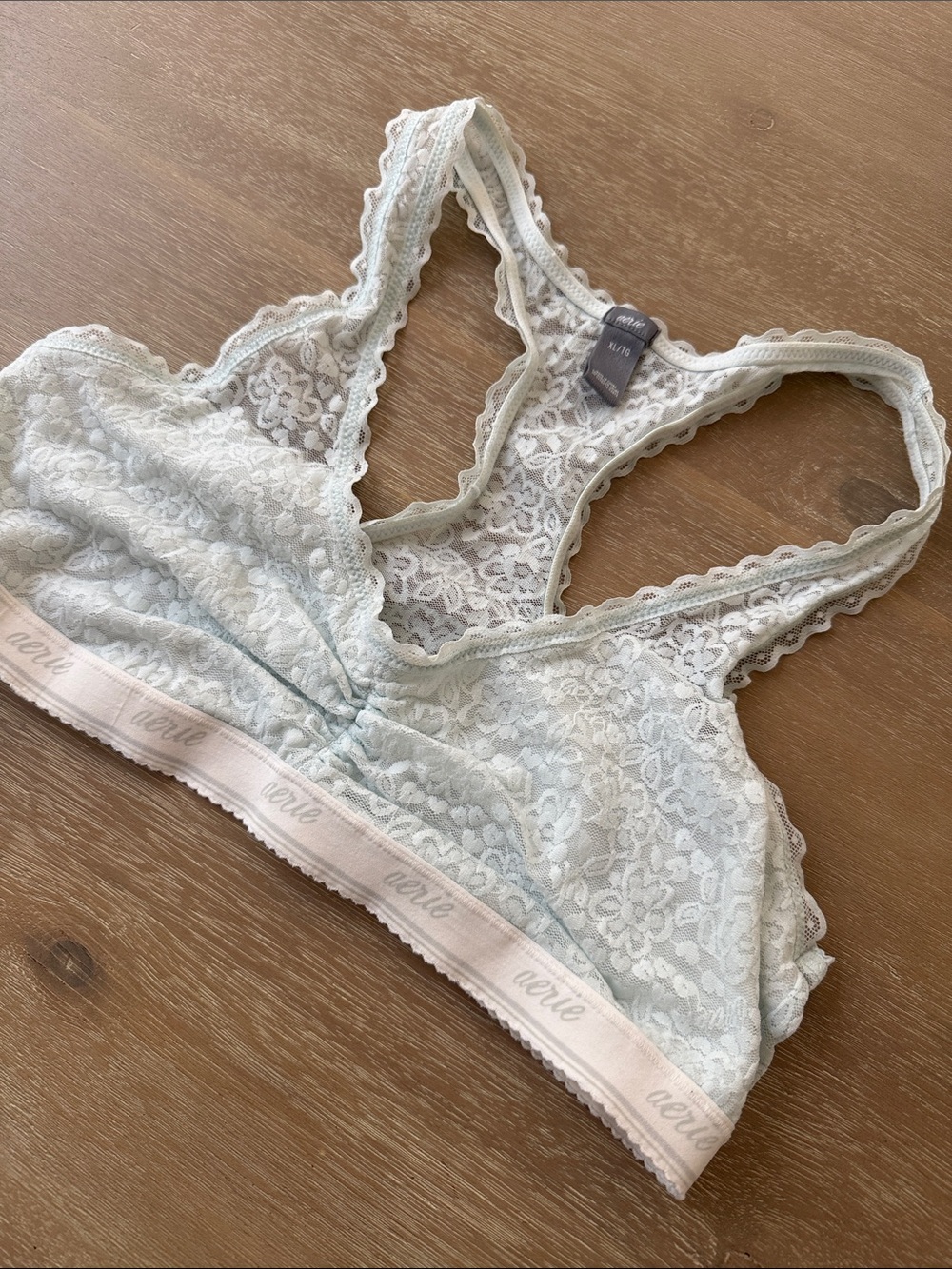 aerie Lace Racerback Bralette | XL